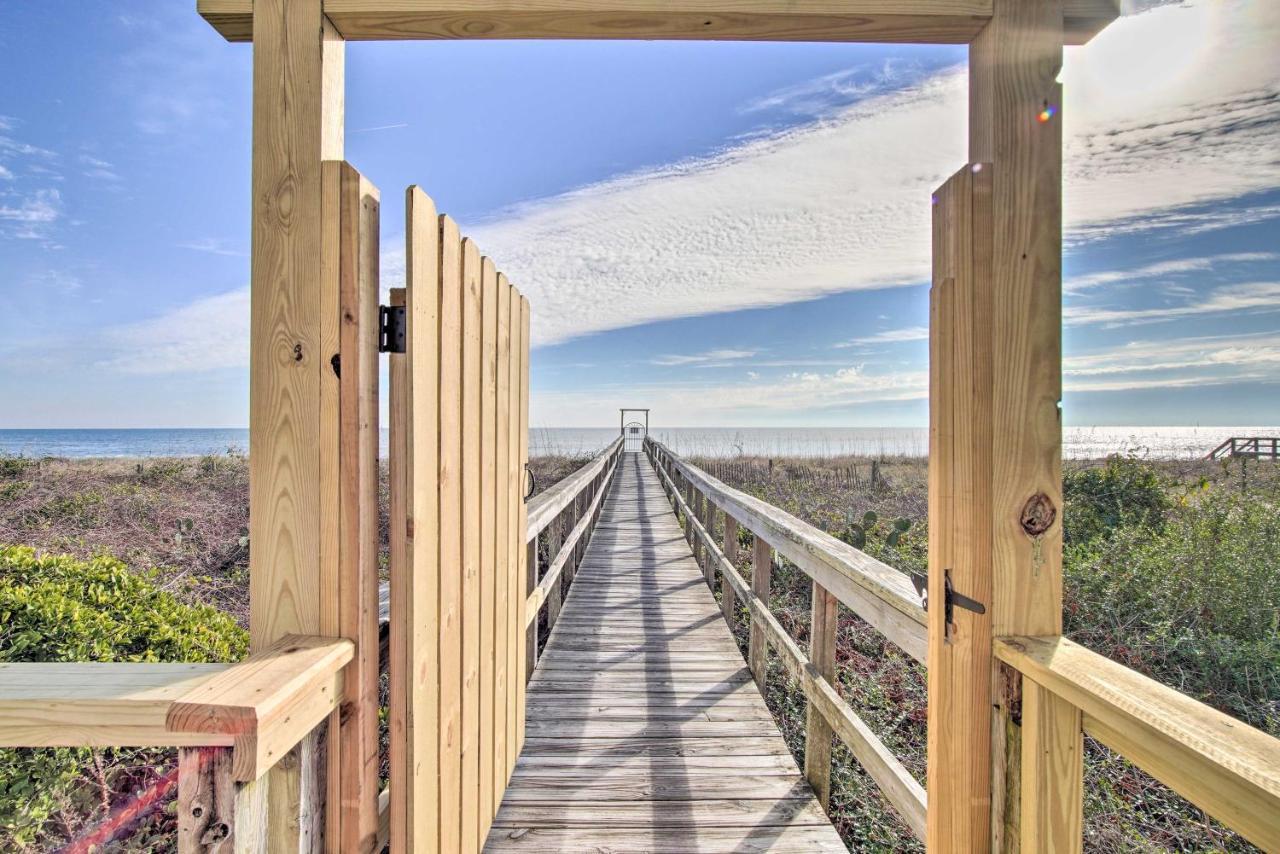 Ocean-View Condo With Deck, Steps To Carolina Beach! Exterior foto
