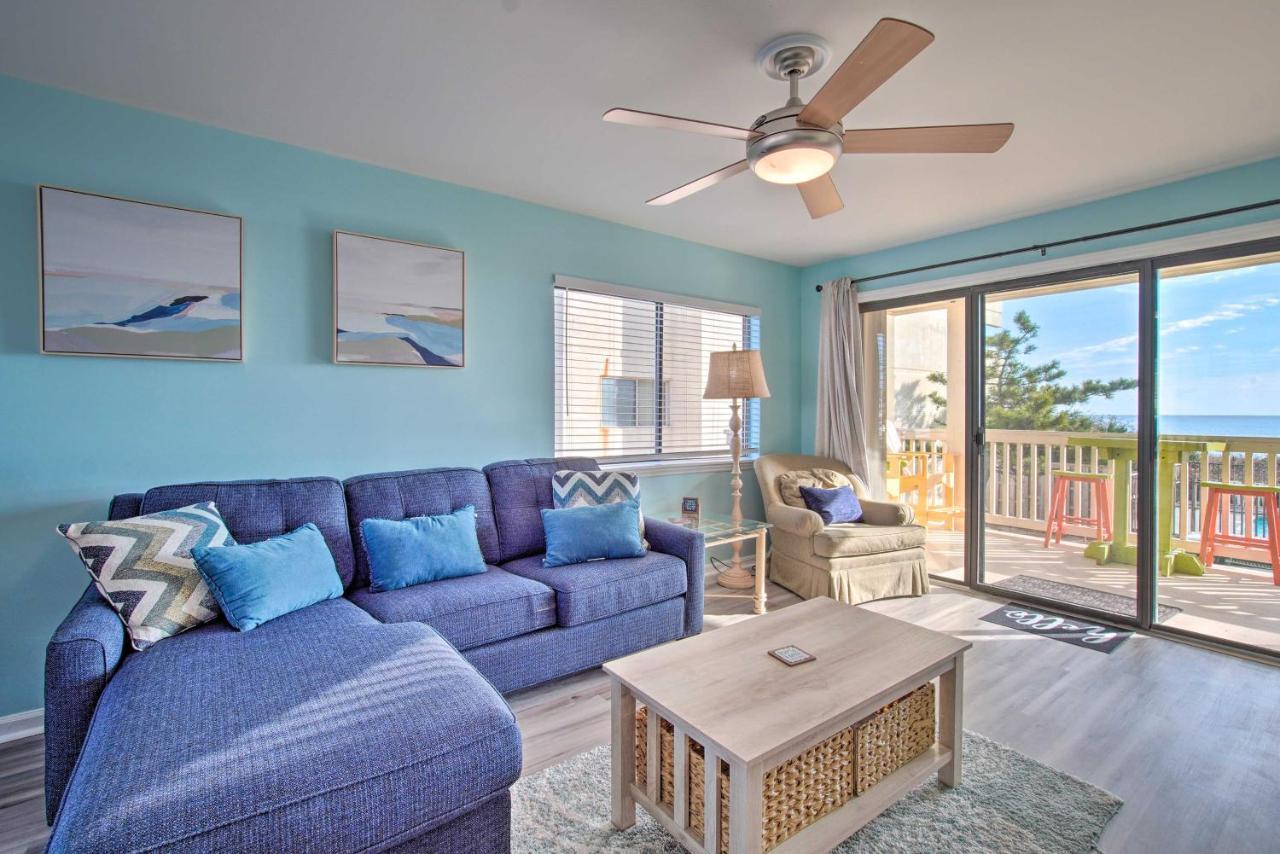 Ocean-View Condo With Deck, Steps To Carolina Beach! Exterior foto