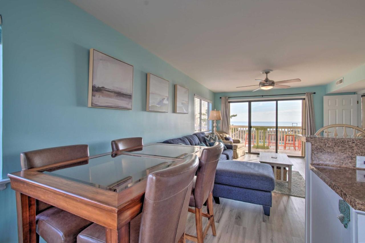 Ocean-View Condo With Deck, Steps To Carolina Beach! Exterior foto