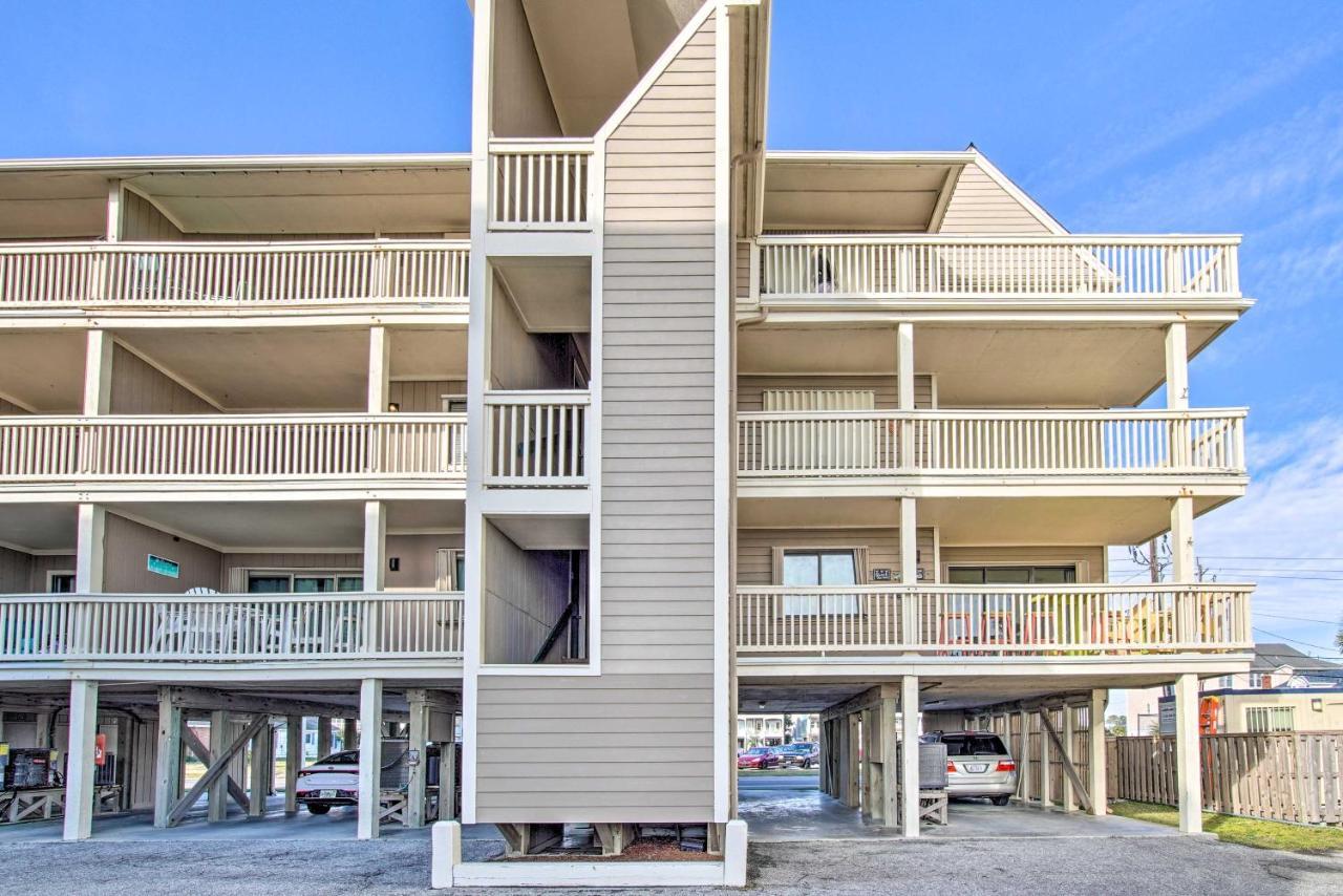 Ocean-View Condo With Deck, Steps To Carolina Beach! Exterior foto