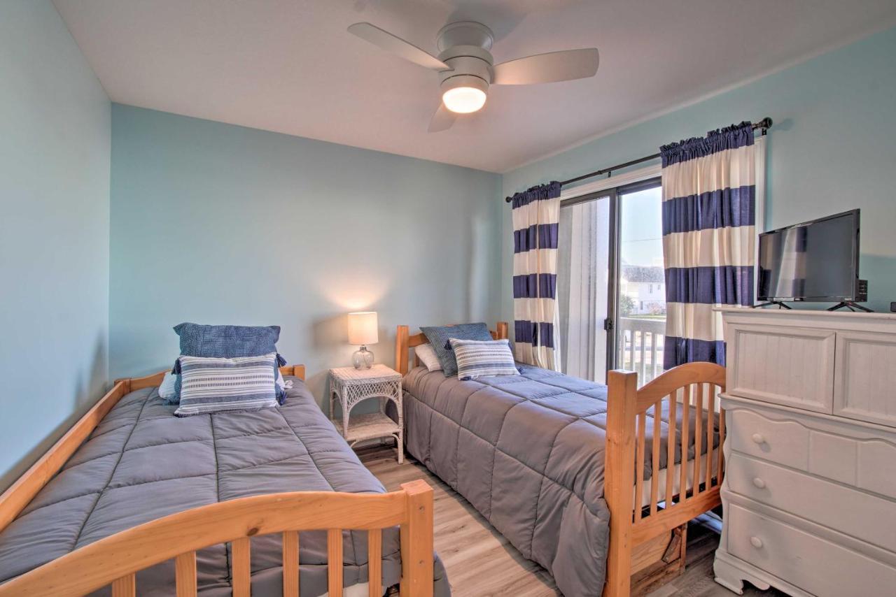 Ocean-View Condo With Deck, Steps To Carolina Beach! Exterior foto