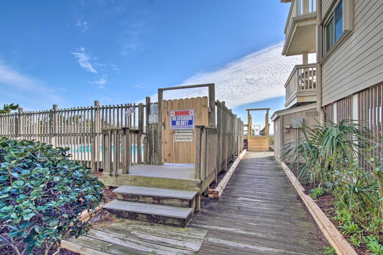 Ocean-View Condo With Deck, Steps To Carolina Beach! Exterior foto