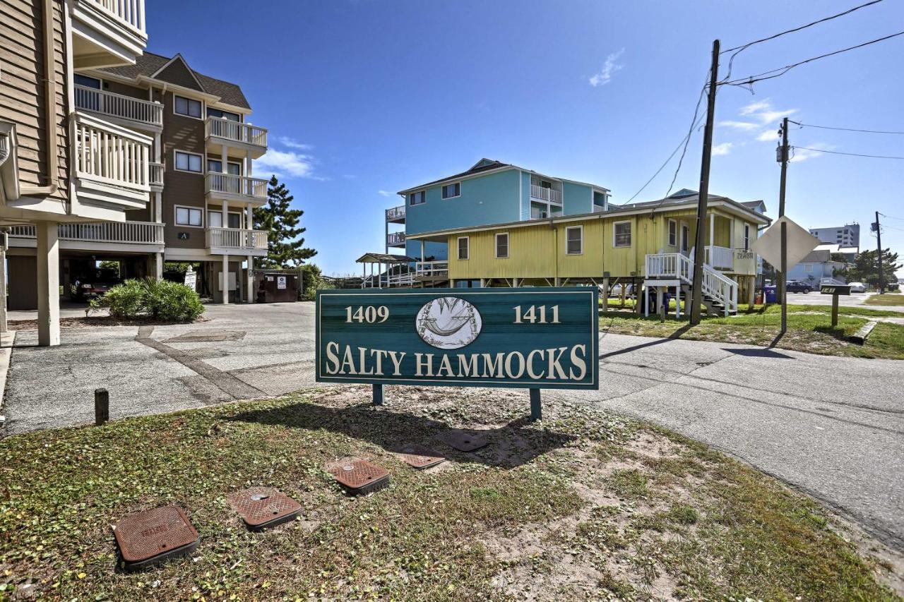 Ocean-View Condo With Deck, Steps To Carolina Beach! Exterior foto